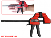 Струбцина швидкозатискна WorkMan Shape Quick 100x35 мм