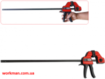 Струбцина быстрозажимная WorkMan Shape Quick 450x60 мм