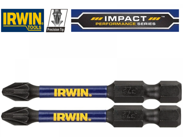 Биты ударные PZ2х57мм Irwin IMPACT PRO фото 1