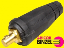 Штекер 9 мм для сварочного кабеля 10-25мм² Binzel (Германия)