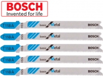 Bosch Т118A пилки для лобзика по металлу (прямой рез)