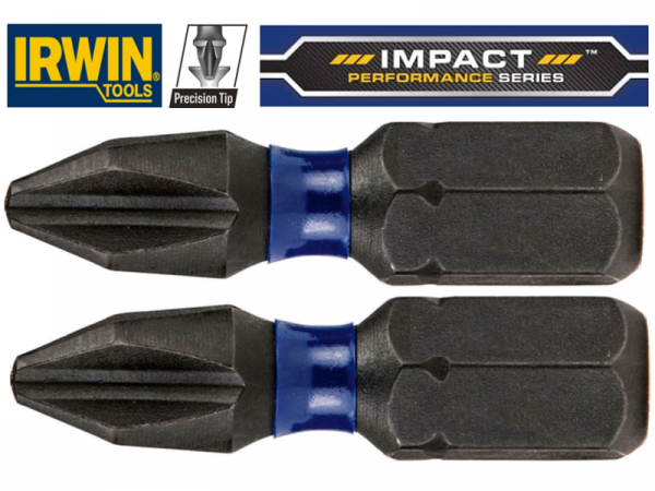 Биты ударные PZ2х25мм Irwin IMPACT PRO фото 1