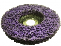 Зачистной круг коралл для УШМ 125 мм фиолетовый (жесткий)