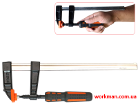 Струбцина столярная F-типа WorkMan Standard 50х200 фото 2