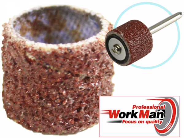 Шлифовальный барабан для гравера WorkMan 13/15 P40 фото 1