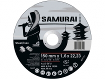 Отрезной диск для болгарки по металлу Samuray 150х1,6мм