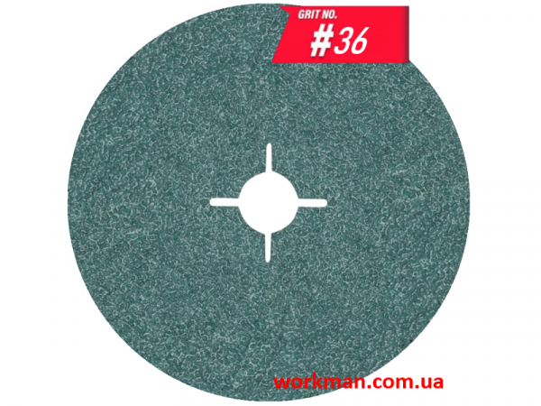 Фибровый круг WorkMan Zirconium P36 фото 1