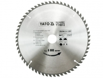Профессиональный пильный диск по дереву Yato YT-6072 250х30х60зубов