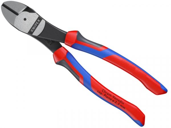 Кусачки боковые Knipex 180мм силовые для твердой проволоки фото 1