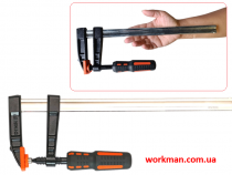 Струбцина столярна F-типу WorkMan Standard 80х300