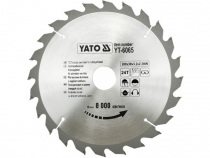 Профессиональный пильный диск по дереву Yato YT-6065 200х30х24зуба