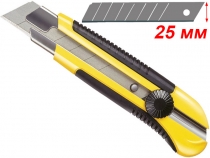 Нож строительный с сегментным лезвием 25мм Stanley 0-10-425