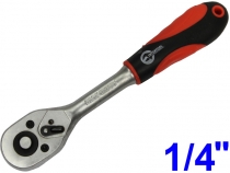 Ключ трещотка для маленьких головок 1/4″ Intertool HT-2117