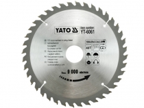Профессиональный пильный диск по дереву Yato YT-6061 184х30х40зубов