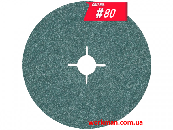 Фибровый круг WorkMan Zirconium P80 фото 1