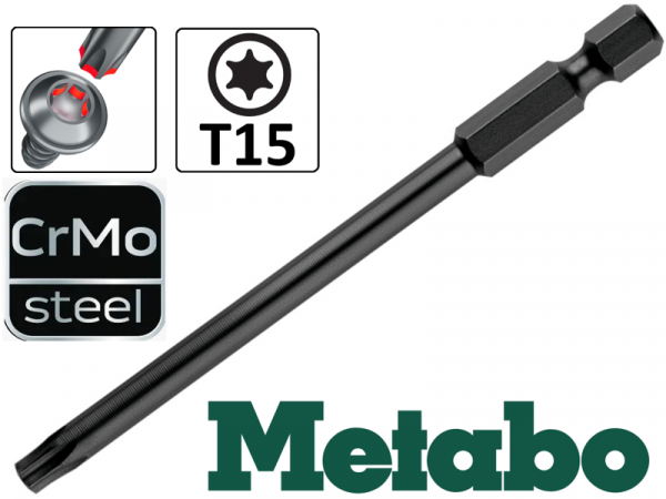 Бита Metabo 89мм Torx T15 фото 1
