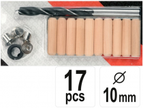 Набор для соединений на шкантах 10 мм (17 шт)