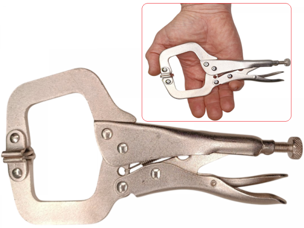 Зажимные клещи с фиксатором (С-тип) WorkMan C-Lock-170 фото 1