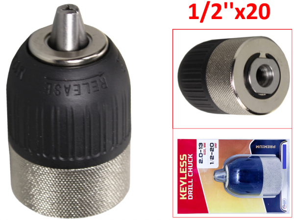 Патрон быстрозажимной для дрели RedP 1/2''x20 2-13мм фото 1