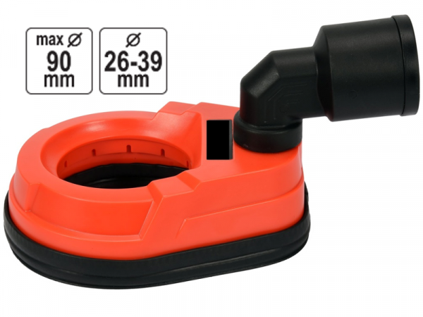 Насадка пылеотвод для коронок и сверл до 90 мм под пылесос фото 1