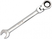 Комбинированный трещоточный шарнирный ключ 12мм Yato