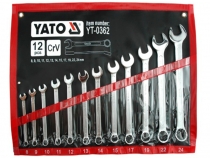 Набор ключей рожково-накидных Yato YT-0362 8-24мм