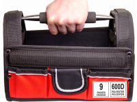 Сумка для инструмента открытая 304x225x190 мм 9 карманов полиэстер фото 2