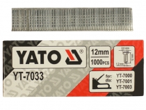 Гвозди 12мм для строительного степлера Yato YT-7033