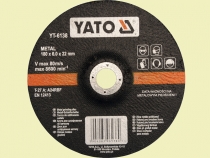 Шлифовальный зачистной круг по металлу Yato YT-6138 180х6мм