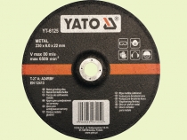 Шлифовальный зачистной круг по металлу Yato YT-6125 230х6мм