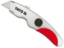 Нож строительный с лезвием трапеция Yato YT-7520