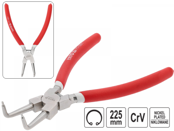 Съемник внутренних колец 225 мм 50CrV изогнутый (35-100 мм) фото 1