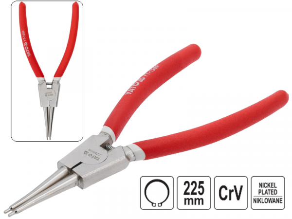 Съемник внешних колец 225 мм 50CrV прямой (35-100 мм) фото 1