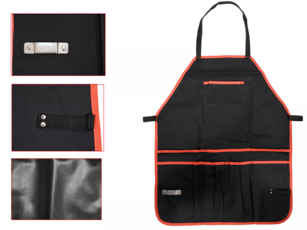 Фартук рабочий 690x560 мм 6 карманов полиэстер с держателями фото 1