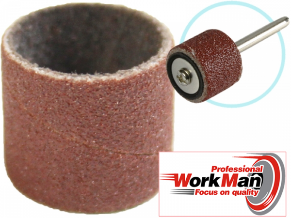 Шлифовальный барабан для гравера WorkMan 13/15 P180 фото 1