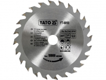 Пильный диск по дереву Yato YT-6050 130х16х24зуба