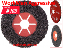 Універсальний фібровий круг WorkMan Aggressive Р100