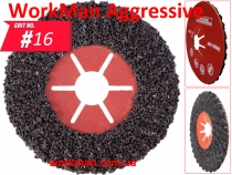 Універсальний фібровий круг WorkMan Aggressive Р16
