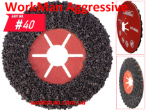 Універсальний фібровий круг WorkMan Aggressive Р40