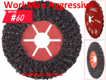 Універсальний фібровий круг WorkMan Aggressive Р60