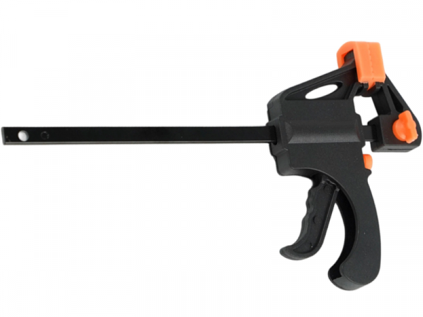 Струбцина пистолетная быстрозажимная WorkMan Automatic 100х36мм фото 1