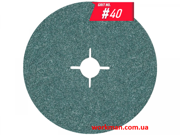 Фибровый круг WorkMan Zirconium P40 фото 1