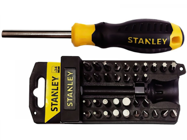 Отвертка битодержатель Stanley с 32 битами фото 1
