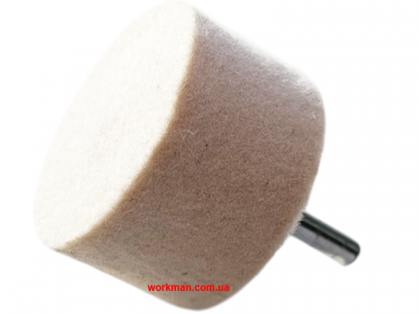 Войлочный круг для дрели WorkMan Felt 50-25-6 фото 1