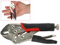 Зажимные клещи с фиксатором (полукруглые губки) WorkMan Ergo-135 фото 2