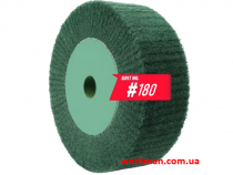 Круг СкотчБрайт шліфувальний WorkMan Nylon 200х50 Р180