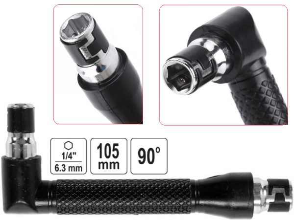 Угловой держатель для бит Evolution 1/4″ фото 1
