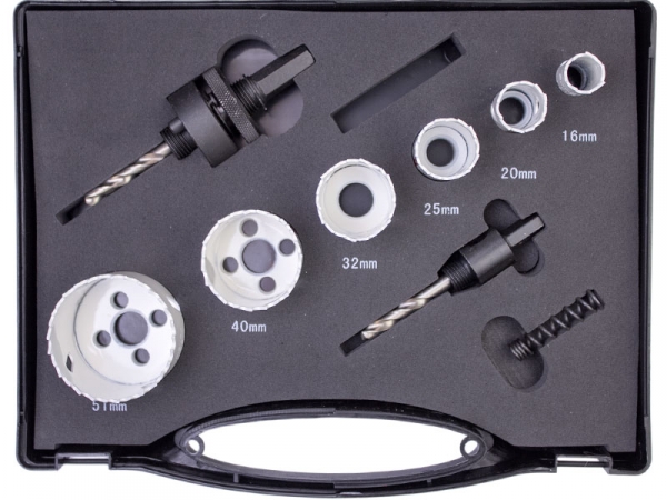 Коронки биметаллические по металлу 6шт Makita D-47123 купить в E-1