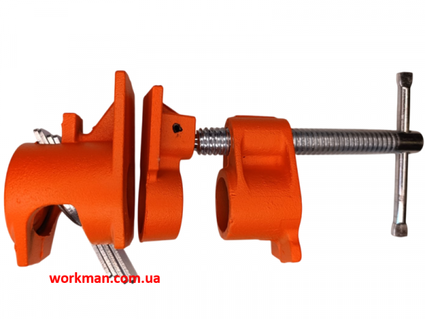 Струбцина трубная Workman PC-3/4-S на трубу 3/4 дюйма усиленная фото 1