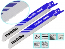 Короткое полотно по металлу для сабельной пилы Metabo 150мм